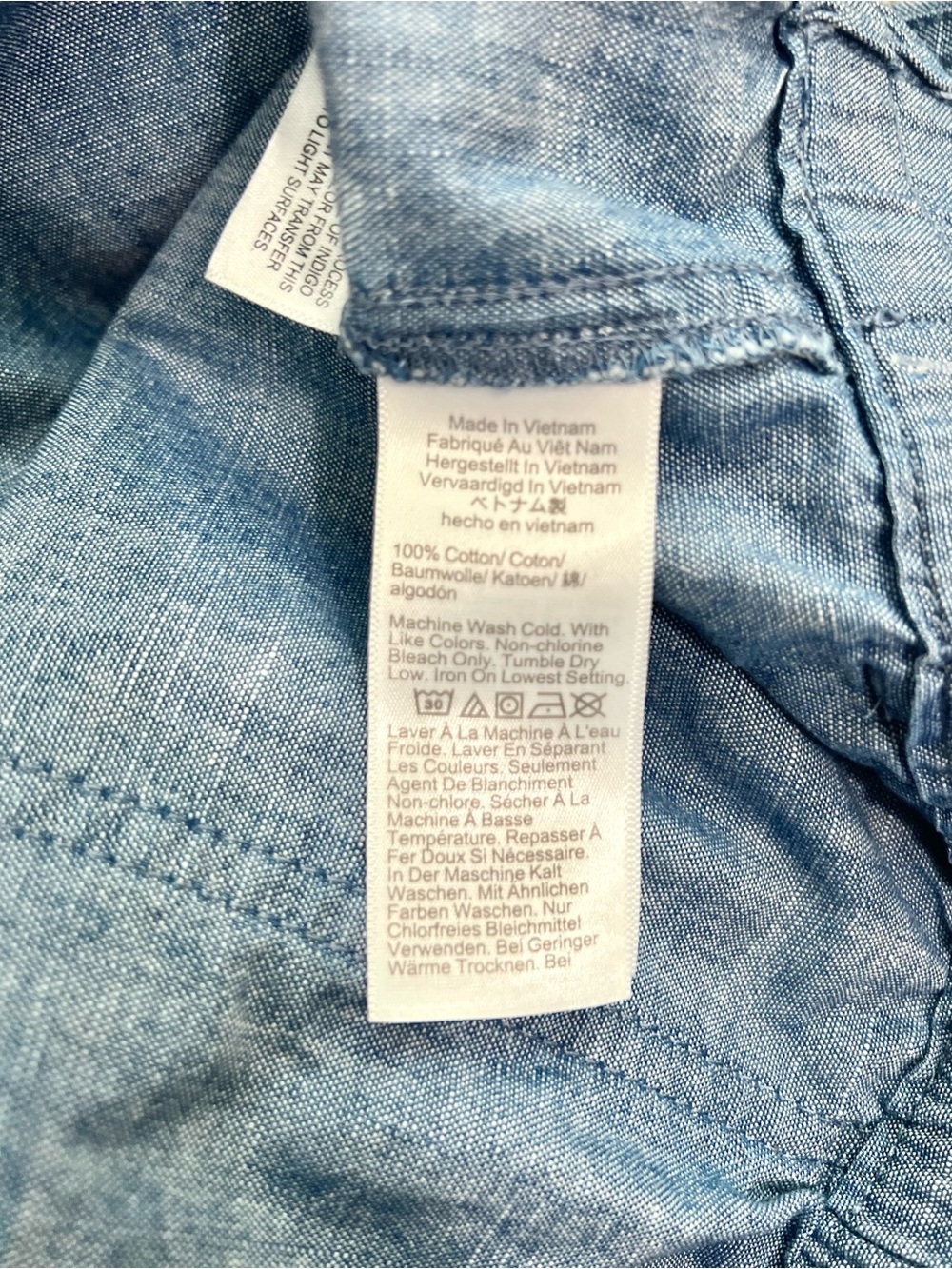 J.Crew Chambray Pull-On Shorts | Blue | Size Small - Picture 5 of 5